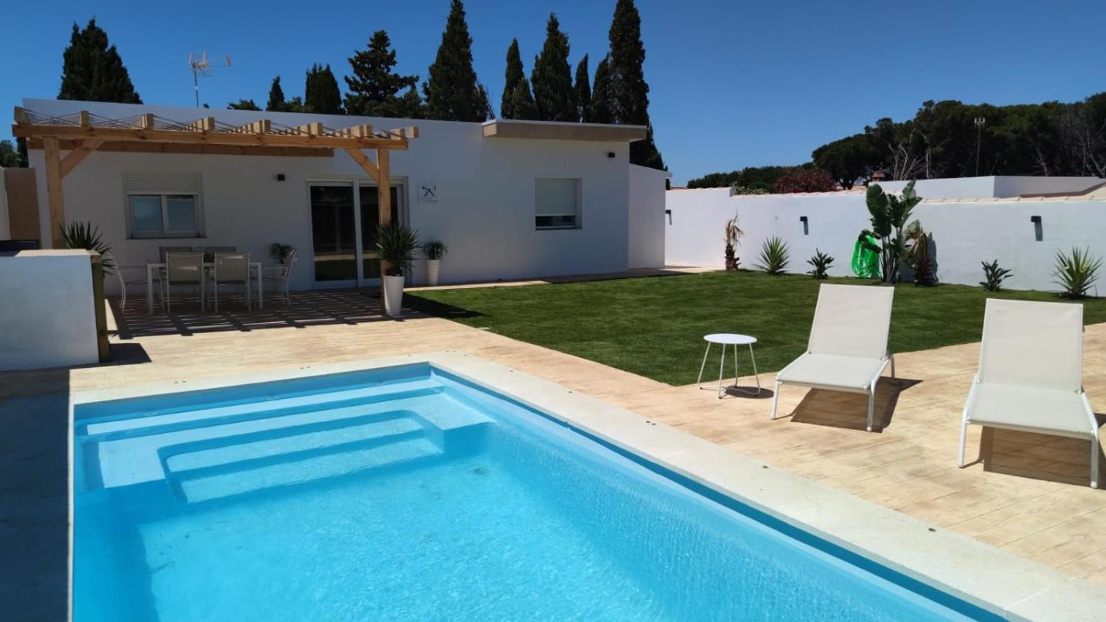 Palapa Garden Alojamientos, Piscina Privada Y Cerca Del Mar Chiclana de la Frontera Phòng bức ảnh